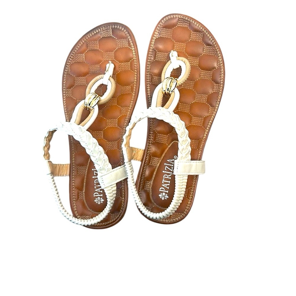 Spring Step Patrizia Gadelina Sandals White Womens 6